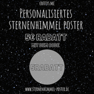 Die schönsten personalisierten Sternenhimmel Poster für dein Zuhause